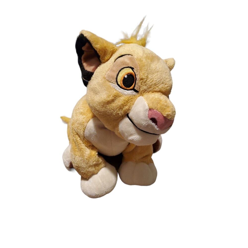 Simba The Lion King Plush Floppy Laying Down Authentic Disney EUC